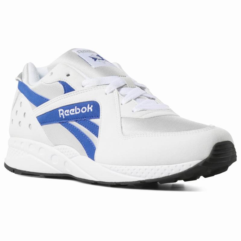 Tenisi Reebok Pyro Dama Albi/Albastru Regal/Gri/Negrii Romania OE5278LO